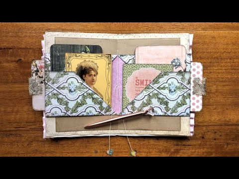 Easy Multi-Pocket from ONE 12x12 sheet of paper - Junk Journal