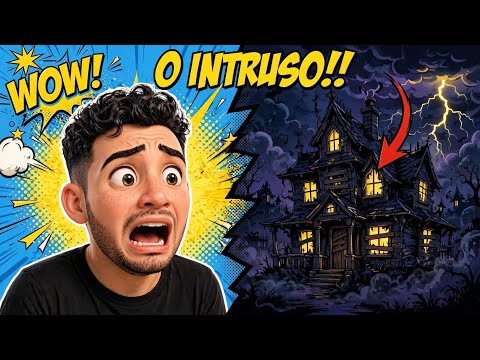 FUI PRESO NO ARMÁRIO PELO INTRUSO! O Jogo Mais Assustador do Roblox! 😱