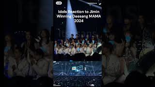 Download lagu Idols Reaction to Jimin Winning Daesang MAMA 2024 #BTS #MAMA2024 #JIMIN mp3