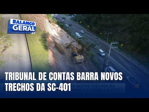 Tribunal de Contas de Santa Catarina barra novos trechos da SC-401 por falta de segurança