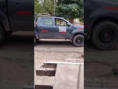 "Se reventó un transformador del tendido eléctrico" frente a la Plaza de Villa de Calingasta.