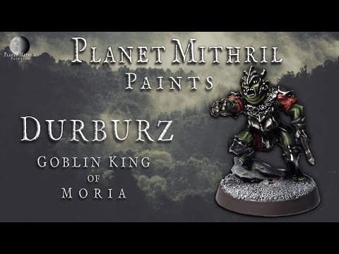 Durburz , Goblin King of Moria - Lord of the Rings MESBG Painting Tutorial