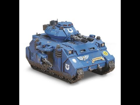 Unboxing And look At Space Marine Predator Tank