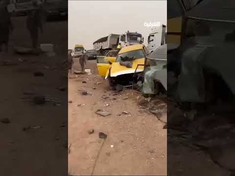 فيديو | مصرع وإصابة 7 أشخاص بينهم طبيب أسنان وأطفاله بحادث سير على طريق بحيرة حمرين في ديالى