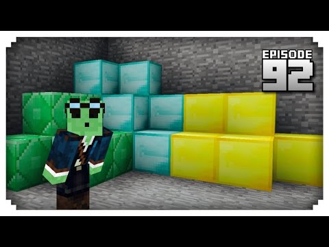 Let's Play Minecraft PE - Ep.92 : Ore Vault/House Expansion