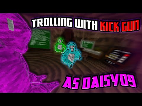 GHOST TROLLING AS Daisy09 WITH A KICK GUN | Gorilla Tag Kick Mods