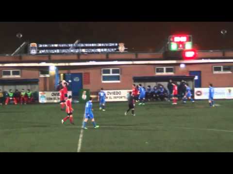 Astur CF "B" 3-2 CD Covadonga "B" resumen 1ª Juvenil