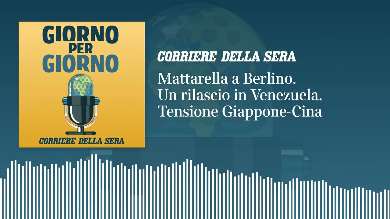 Mattarella a Berlino. Un rilascio in Venezuela. Tensione Giappone-Cina