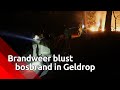 Bosbrand op Luchense Heide in Geldrop