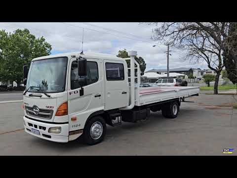 2014 Hino 500 FD 1124 | For Sale | Dual Cab and Long 6 metre Tray | Tuart Hill Truck Sales