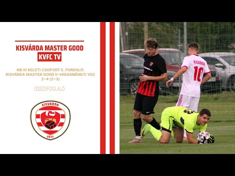 NB III KELETI CSOPORT 5. FORDULÓ: Kisvárda Master Good II–Hidasnémeti VSC 2–4 (2–3) összefoglaló