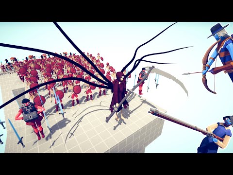 Spooky Army VS 3x Every God ,Totally Accurate Battle Simulator  (TABS) Gaming