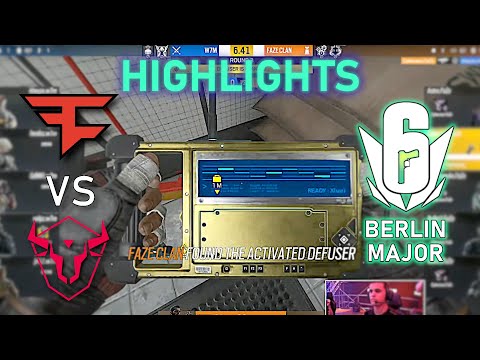 7 CLUTCHES?! FaZe vs w7m - HIGHLIGHTS - Playoffs - Berlin Major 2022 - R6 Esport