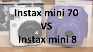 Vergleich Instax mini 8 VS Instax mini 70