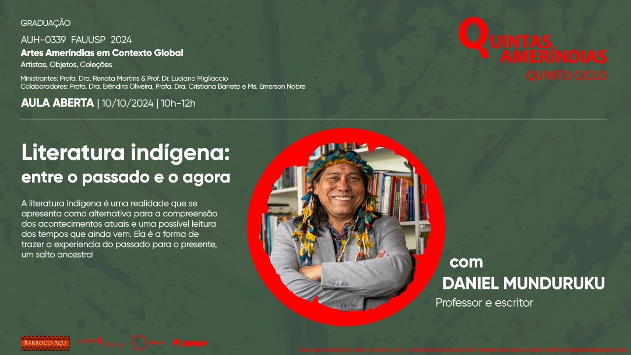 Literatura indígena: entre o passado e o agora - com Daniel Munduruku