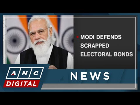 Modi defends scrapped electoral bonds ANC