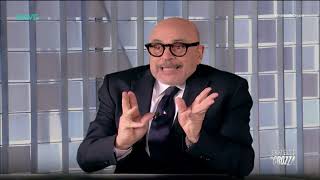 Crozza Sangiuliano: "Quando prendo un taxi in Francia mi dicono Macron cagon e Melon figon!"