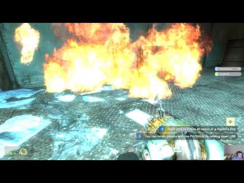 Playing half-life 2 ep 1 in gmod