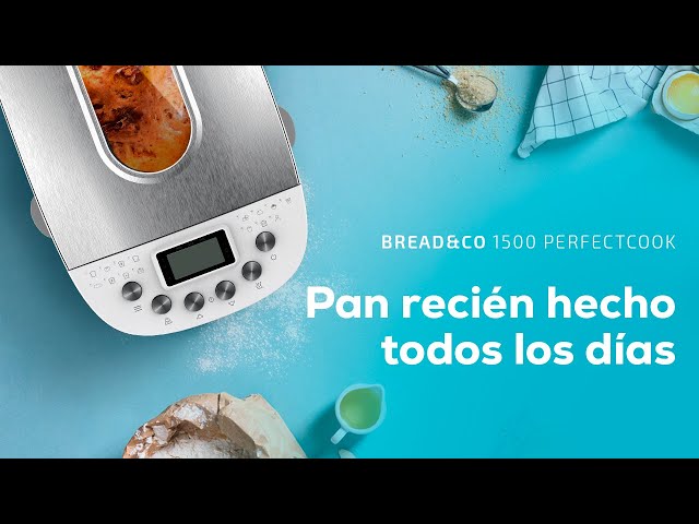 Panificadora Cecotec Bread&Co 1500 PerfectCook 1,5 kg Acier LCD 15 Programmes video