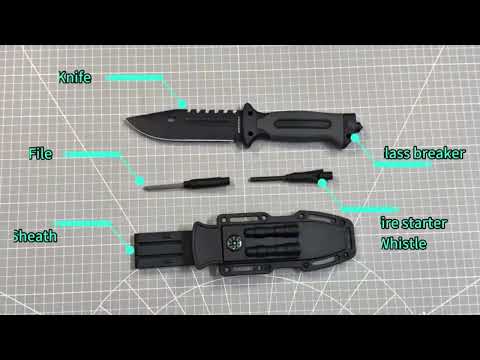 Gambar Maxbuilt 5.3 Inch Pisau Saku Hunting Multifungsi - Hitam