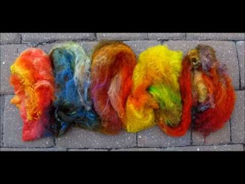 How to dye silk lap with fiber arts instructor Mary Egbert the School of Camaj Fiber Arts