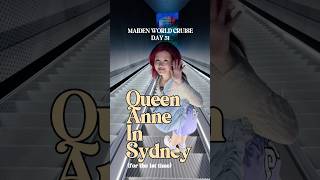 Queen Anne in Sydney for the 1st time!🛳️ #cunard #QueenAnne #cruise #worldcruise #cruiseship