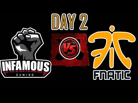 INFAMOUS vs FNATIC EPIC FIGHT DOTA [ TI7 GROUP STAGE DAY 2 ]