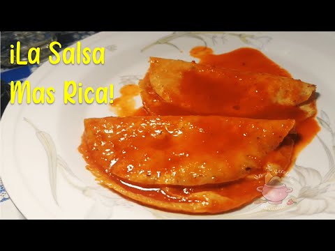 💥 Cómo preparar SALSA para ENCHILADAS POTOSINAS | ¡Así se hace la ORIGINAL! 🌮