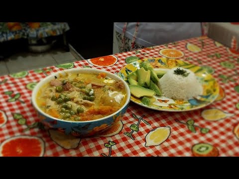 Arvejas con mondongo