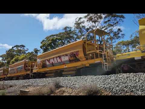 SSR Ballast train walk by