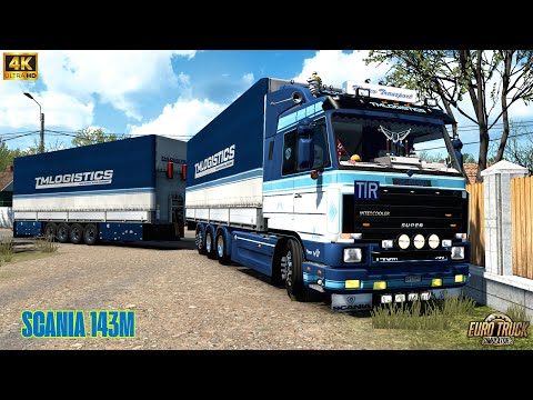 ETS2 | Realistic Driving | Scania 143M INTERCOOLER | PNG + JBX3 | #ets2 1.55