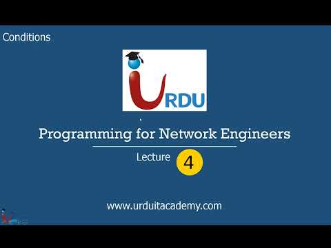 Programming for Network Engineers Lecture 01 Introduction to Programming for Network Engineers