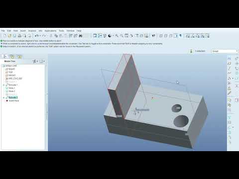 Pro Engineer Wildfire 5.0 Tutorial# 1