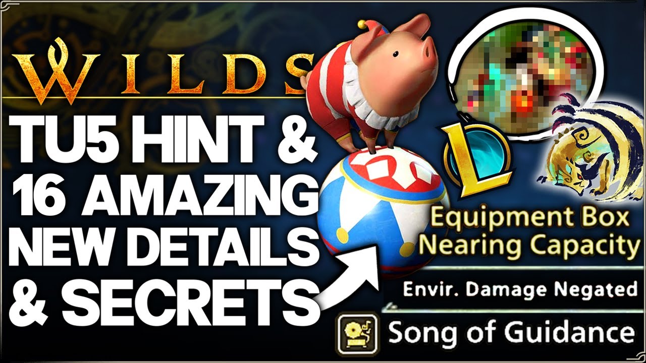 Monster Hunter Wilds - TU5 & World Song, Poogie EVERYWEHRE, Broken Armor & More - 16 New Secrets!