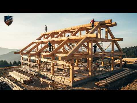 The Art of Woodworking: How A Team Built A Stunning Wooden House