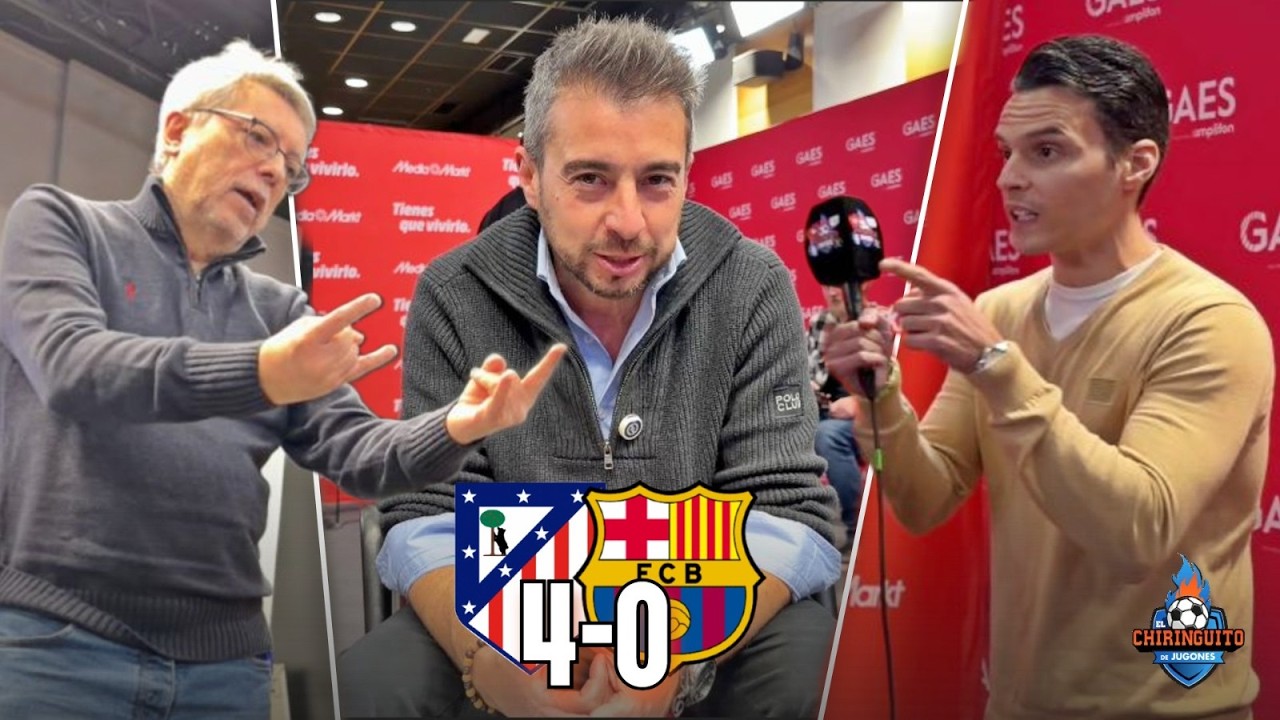 🔥 ASÍ SE VIVIÓ EL ATLETI-BARÇA (4-0) DESDE DENTRO | ¿Cómo se prepara un INSIDE en EL CHIRINGUITO?