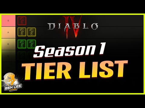Diablo 4: SEASON 1 TIER LIST - BEST CLASS FOR SEASON ONE