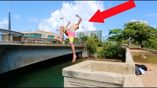 BRIDGE JUMPING FLIPS IN PUERTO RICO!