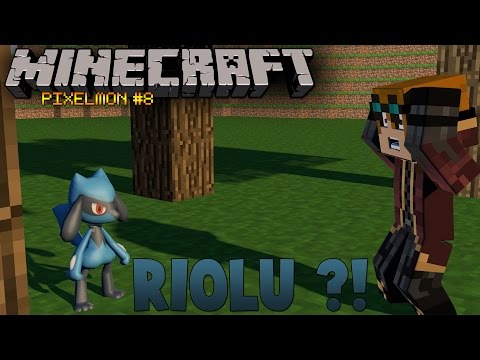 ACHAMOS UM RIOLU - Pixelmon #8 ( Minecraft )