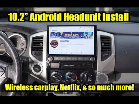 How To Upgrade the Factory 2005-2015 Toyota Tacoma Radio to a 10.2" Dasaita Android Car Stereo