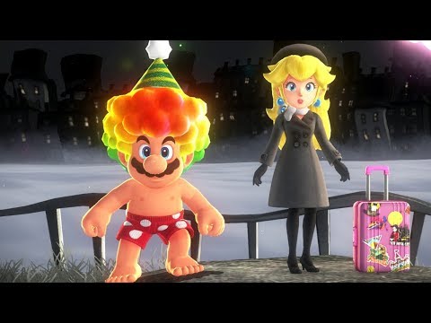 Super Mario Odyssey Movie Walkthrough Part 17 - All Moons in the Cap Kingdom