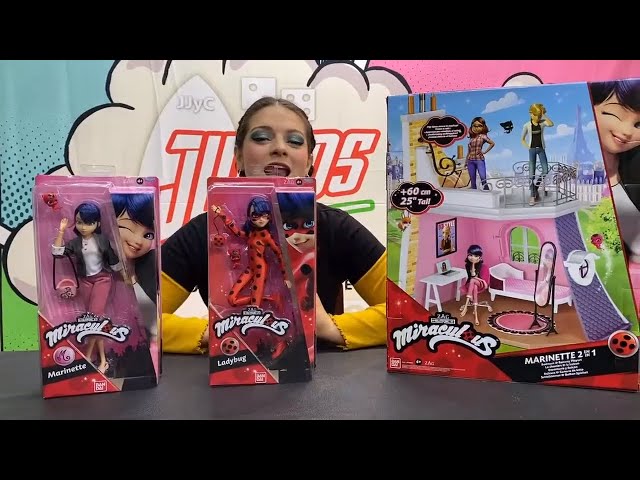 Vídeo relacionado con Bandai Miraculous P50377 P50377 - Juego de 2 muñecos de marinete y Adrien (Juego de 26 cm)