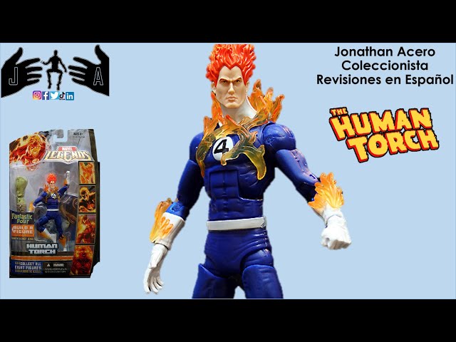 Vídeo relacionado con Hot Toys Marvel Comics - Figura de colección (30,5 cm), diseño de antorcha humana