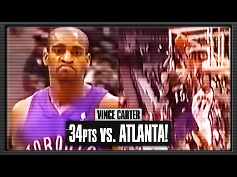 Vince Carter Drops 34pts vs the Hawks! | 2000.01.07