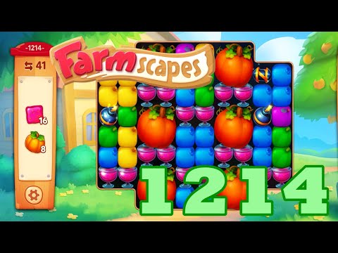 Farmscapes Level 1214 HD Gameplay Walkthrough | 3 - match game | android | ios | pc | GameGo Game
