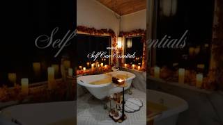 Fall 🍂inspired bath 🤍. #selfcare #selfcareroutine #bathroom #home #homedecor #selfcaretips #autumn