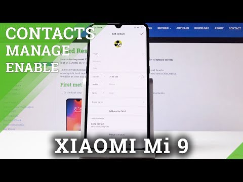 Add Contact Photo in XIAOMI Mi 9 - Personalize Contact Profile