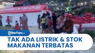 Keadaan Posko Darurat Kelurahan Numbay Kota Jayapura, Tidak Ada Listrik dan Kurang Bahan Makanan