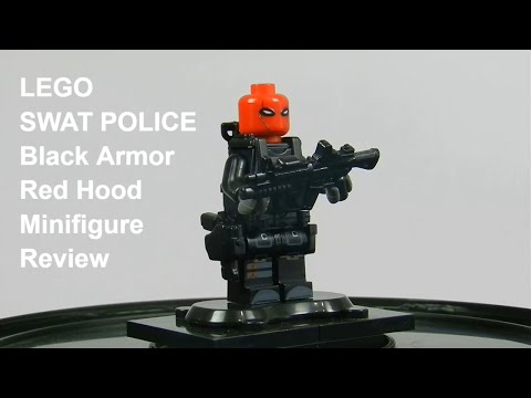 Lego SWAT Collection - Custom Lego Red Hood Minfigure Review MACHINE PRINTED