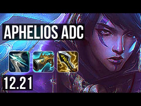 APHELIOS & Thresh vs EZREAL & Rell (ADC) | Quadra, 900+ games | KR Master | 12.21